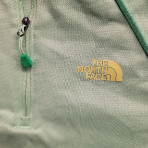 The North Face Canyonlands ¼ Zip Fleece Lightweight Pullover Womens Small Green - Picture 6 of 10
